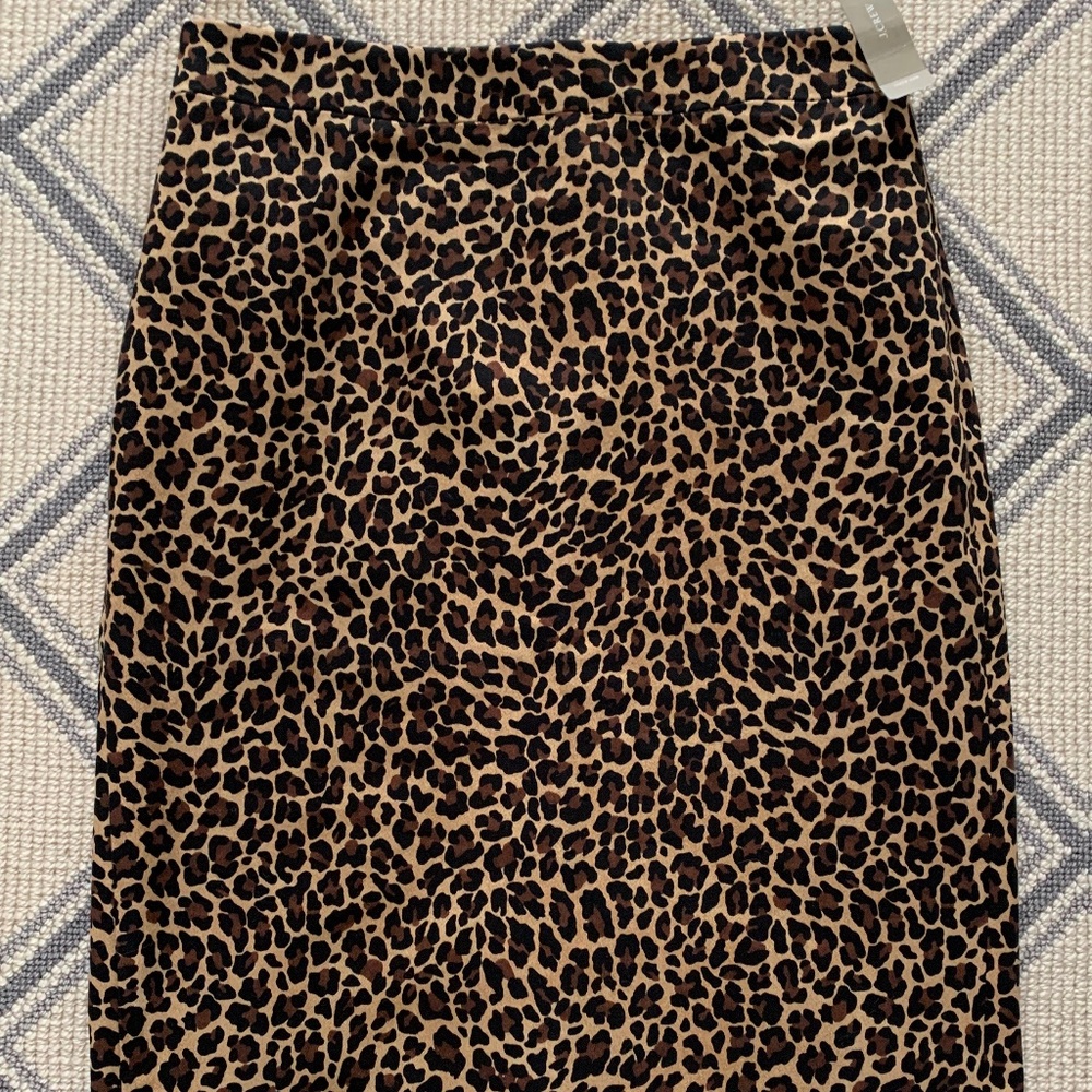 Women's NWT No. 2 Pencil Skirt in Leopard